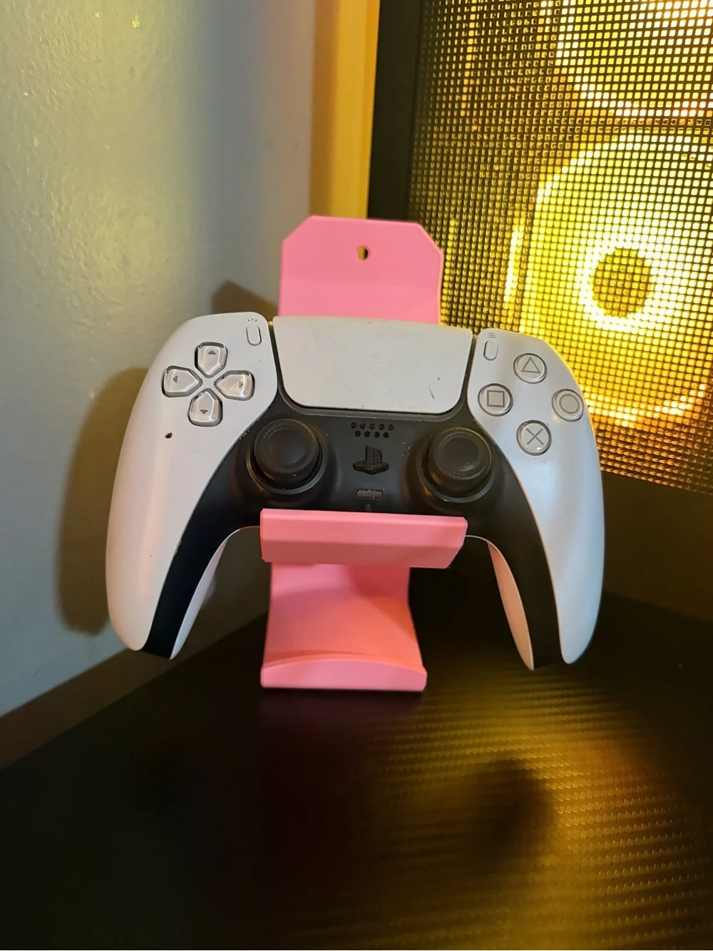 Controller and headphone wall holder